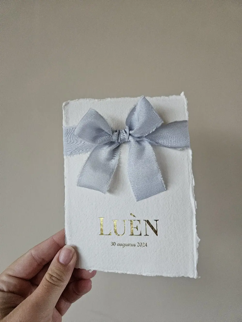 Geboortekaartje Luèn