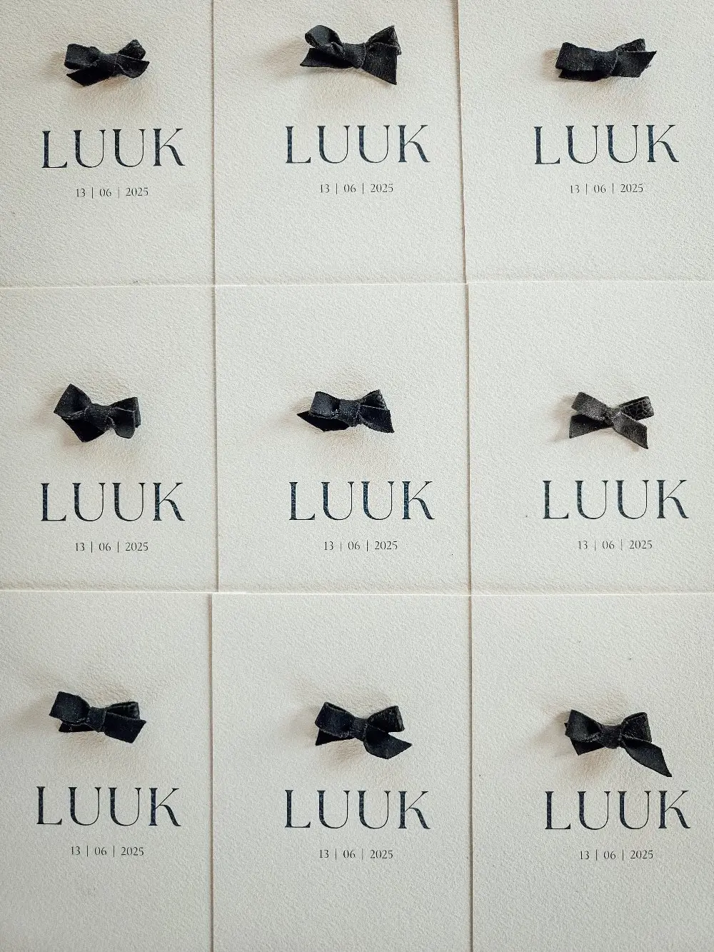 Geboortekaartje Luuk