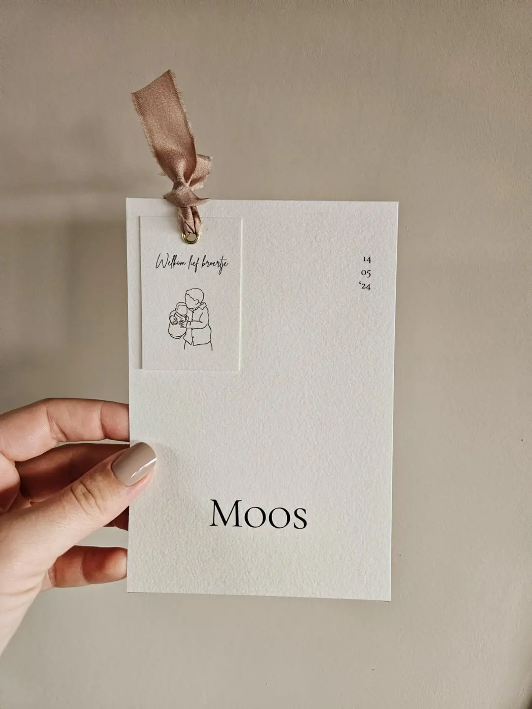 Geboortekaartje Moos
